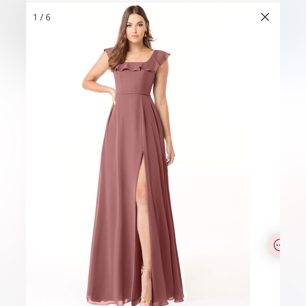 Azazie Desert Rose Bridesmaid Dress